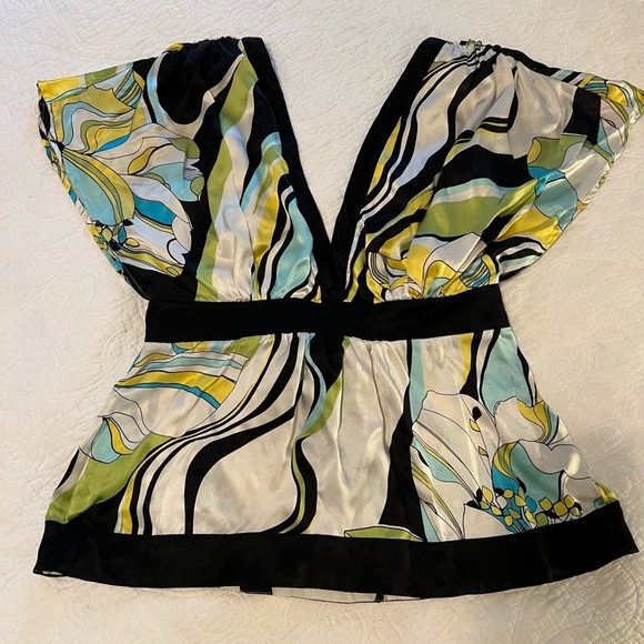 Bebe Y2K Knit Ruffle Blouse (XS)